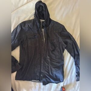 Women’s  Hooded Jean Shirt